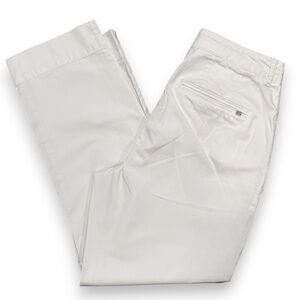 HUGO BOSS White cropped cotton pants Size 6